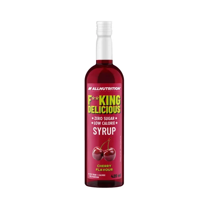 F**King Delicious Syrup Zero - Cherry - Диетичен Сироп, Разфасовка 420ml - Allnutrition