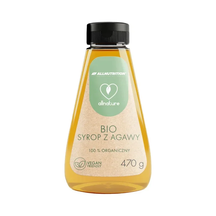 Organic Agave Syrup - Подсладител от Агаве, Разфасовка 470g - Allnutrition