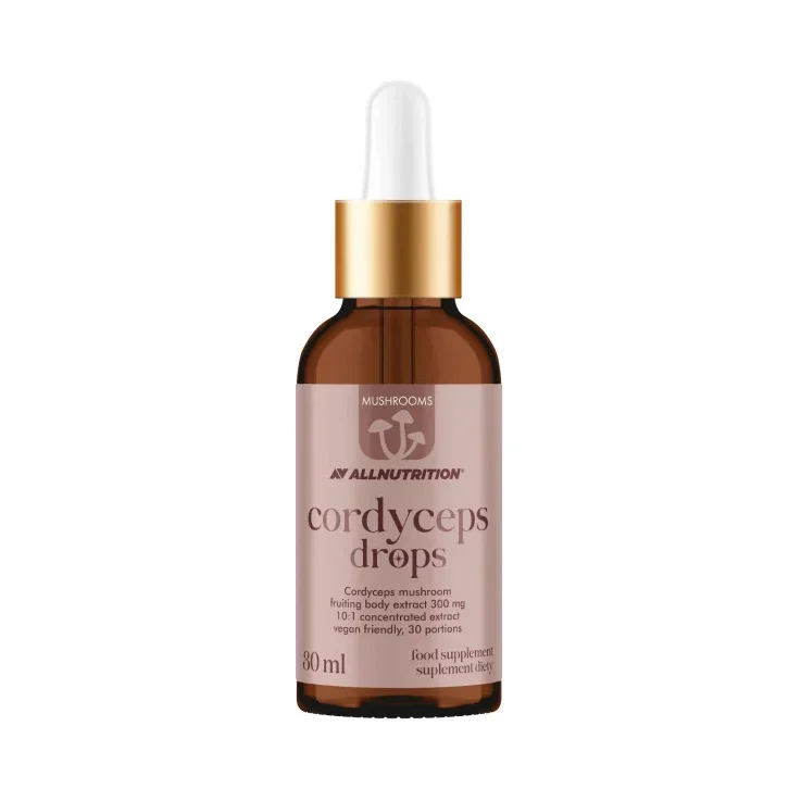 Mushrooms Cordyceps Drops - Кордицепс, Разфасовка 30ml - Allnutrition