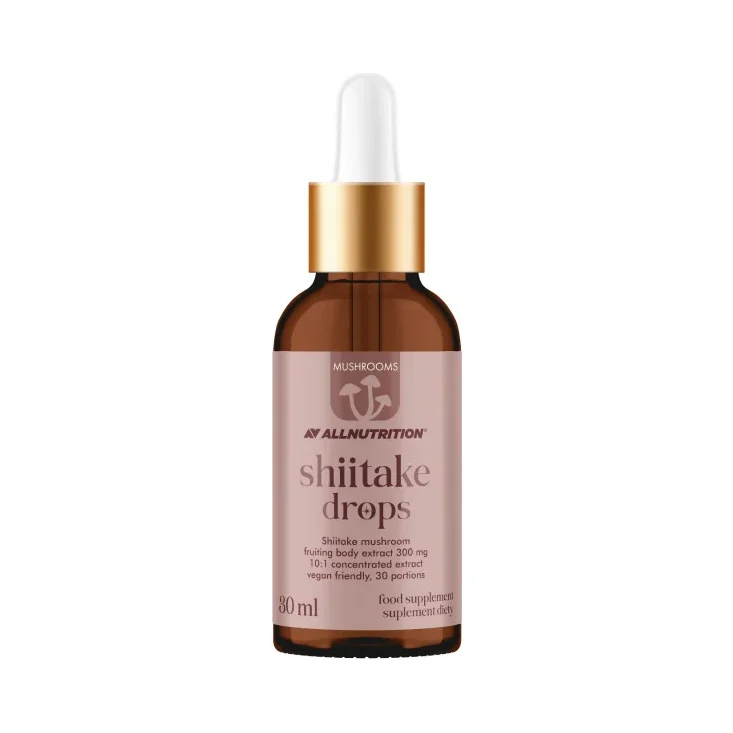 Mushrooms Shiitake Drops - Шийтаке, Разфасовка 30ml - Allnutrition
