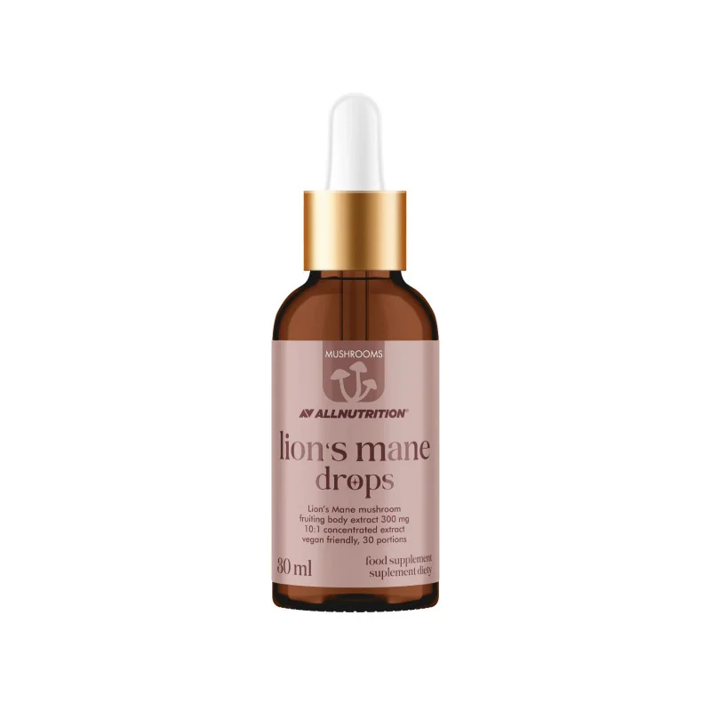 Mushrooms Lion's Mane Drops - Лъвска Грива, Разфасовка 30ml