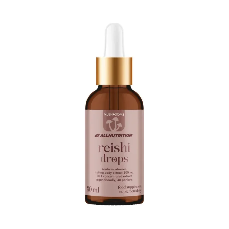Mushrooms Reishi Drops - Рейши, Разфасовка 30ml - Allnutrition