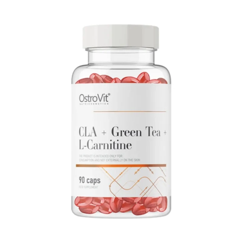 CLA + Green Tea + L-Carnitine / 90 Гел капсули, 90 дози - OstroVit