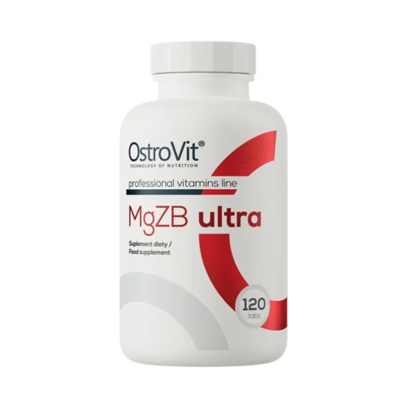 MgZB Ultra / ZMA / 120 Таблетки, 40 дози - OstroVit