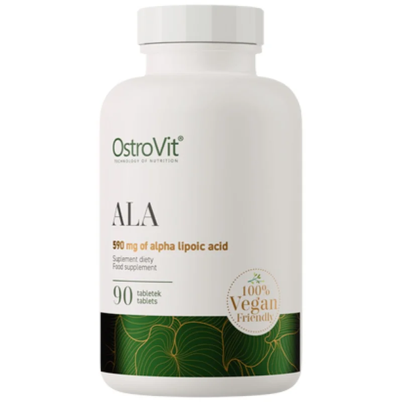 ALA / Alpha Lipoic Acid 590 mg / 90 Таблетки, 90 дози