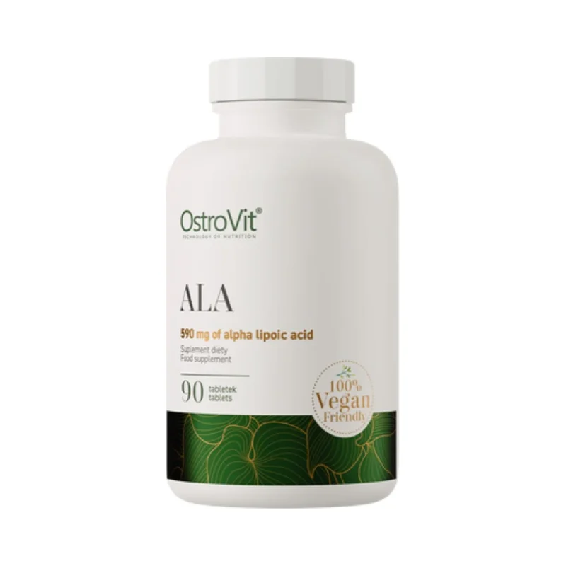 ALA / Alpha Lipoic Acid 590 mg / 90 Таблетки, 90 дози - OstroVit