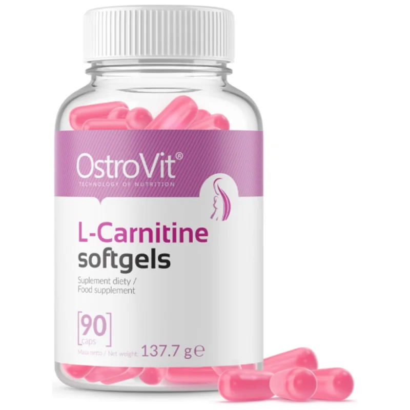 L-Carnitine Softgels / 90 Гел капсули, 22 дози
