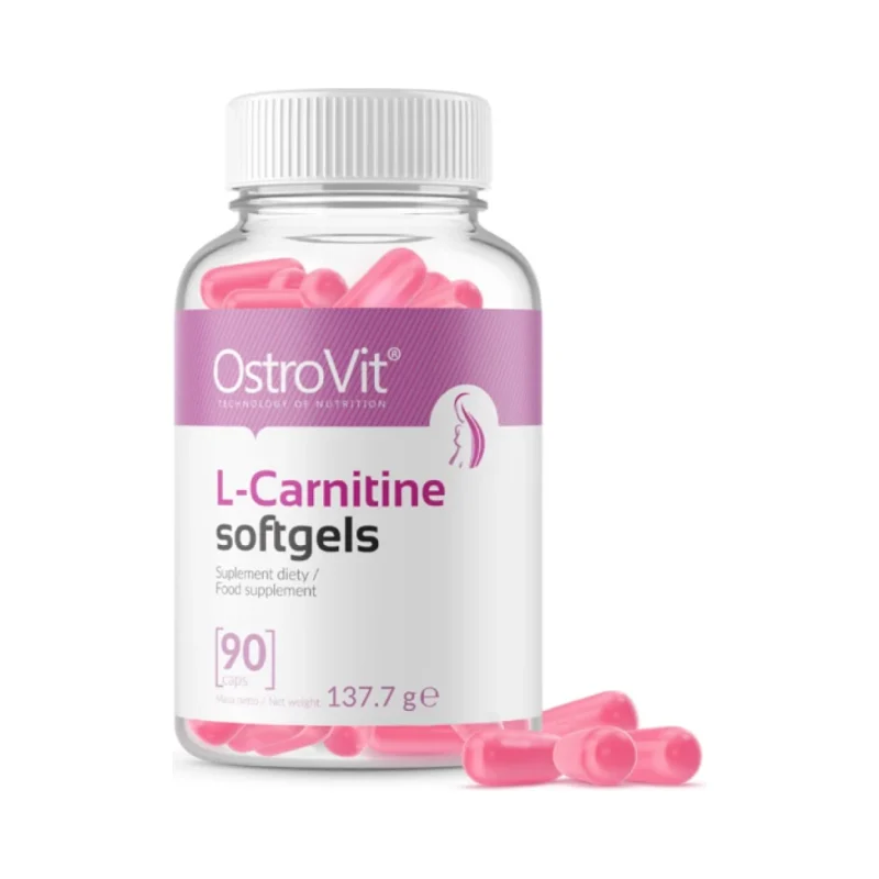 L-Carnitine Softgels / 90 Гел капсули, 22 дози - OstroVit