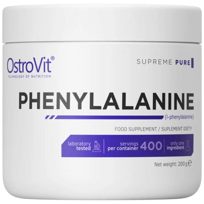 Phenylalanine / L-Phenylalanine Powder / 200 грама, 400 дози