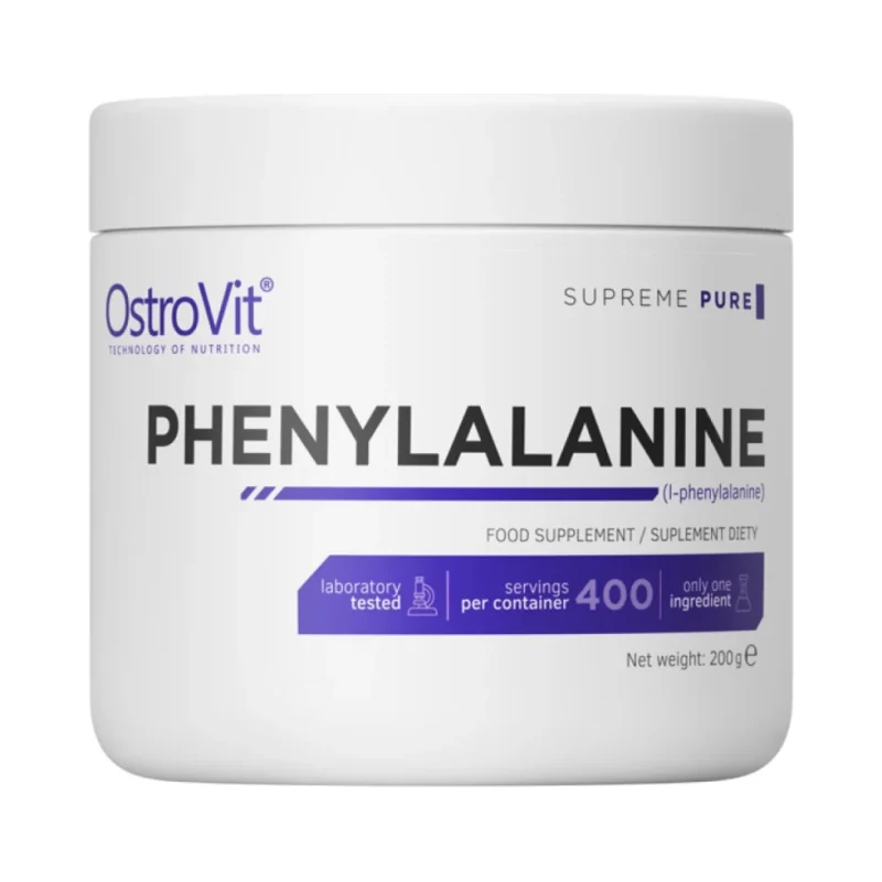 Phenylalanine / L-Phenylalanine Powder / 200 грама, 400 дози - OstroVit