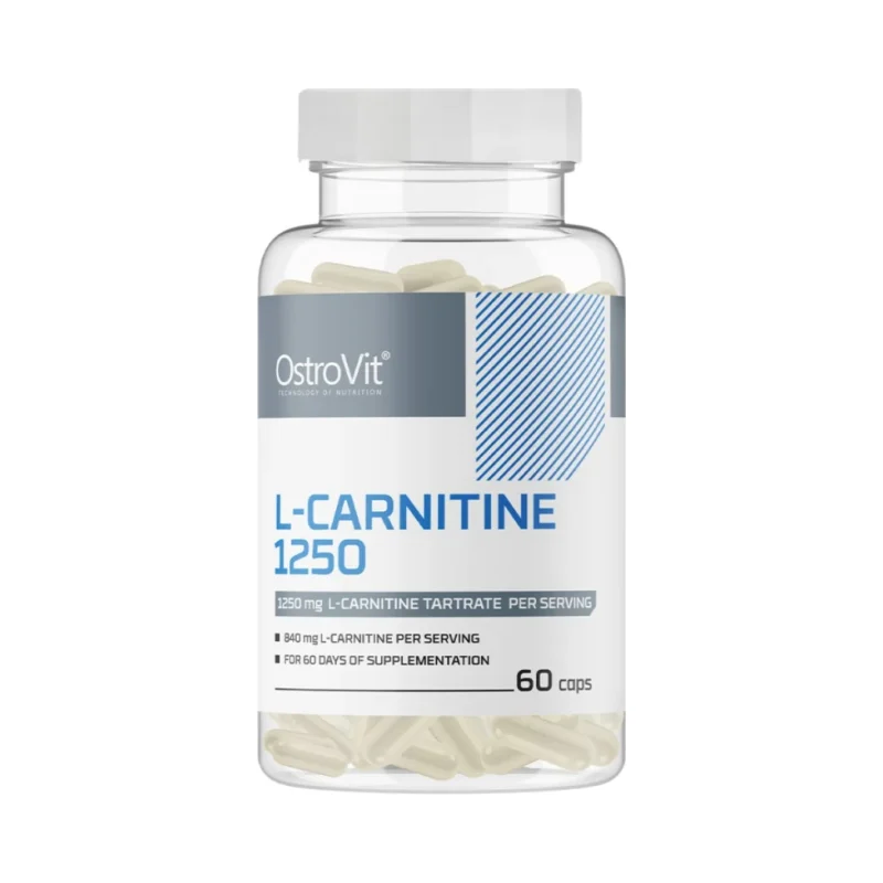 L-Carnitine 1250 mg / 60 капсули, 60 дози - OstroVit