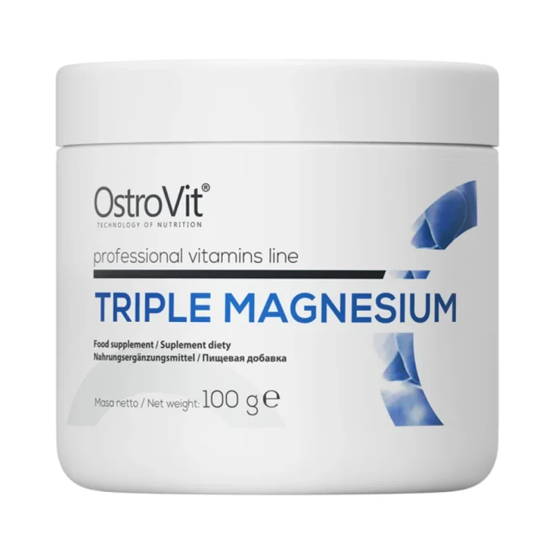 Triple Magnesium Powder / 100 грама, 100 дози - OstroVit