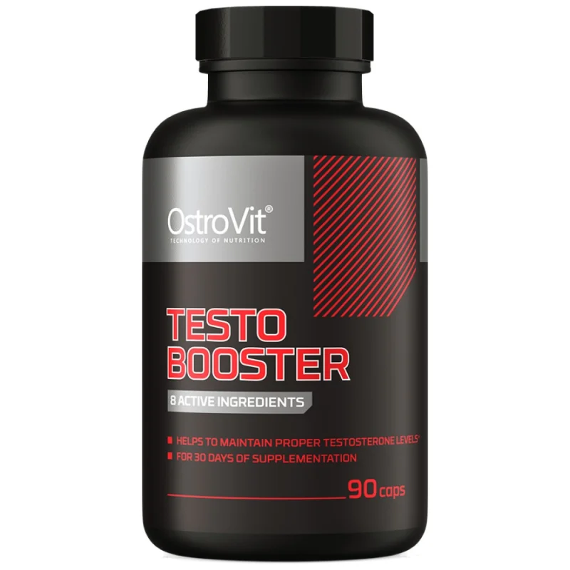 Testo Booster | with Tribulus, Fenugreek, Maca, DAA & Ginseng / 90 капсули, 30 дози