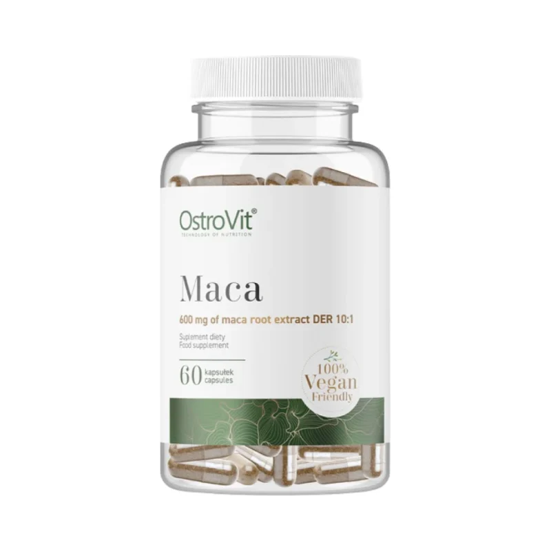 Maca 600 mg / Vege / 60 капсули, 60 дози - OstroVit