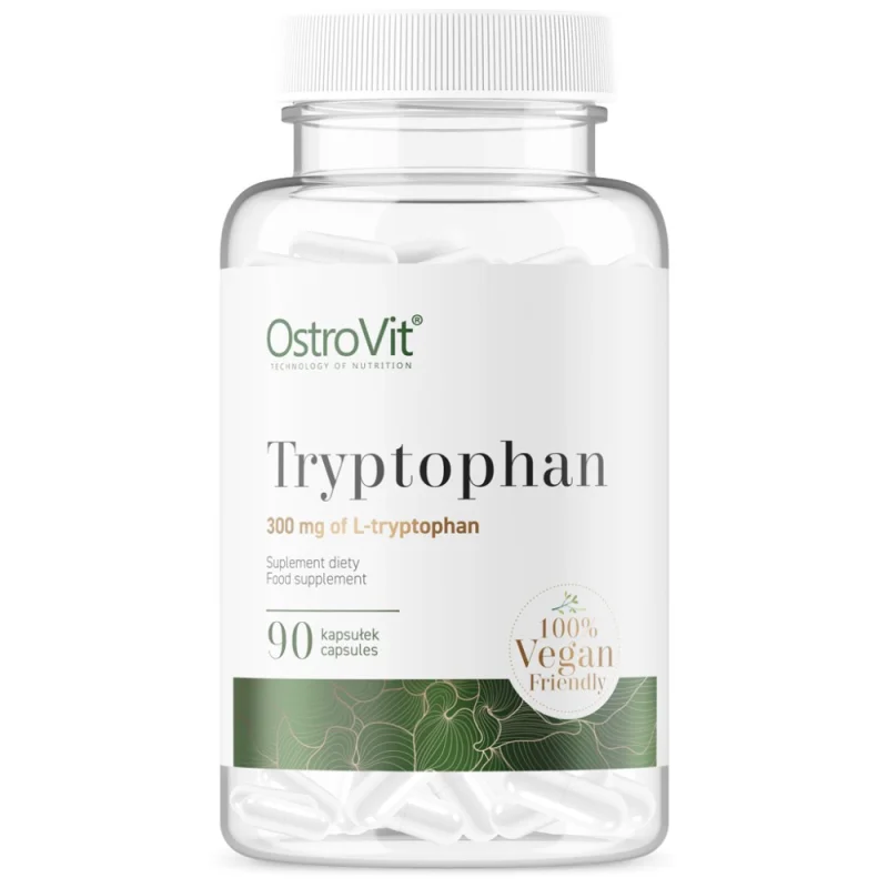 Tryptophan 300 mg / Vege / 90 капсули, 90 дози