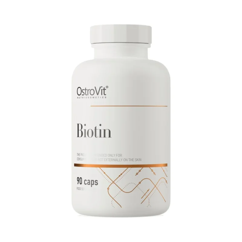 Biotin 2500 mcg / Vege / 90 капсули, 90 дози - OstroVit