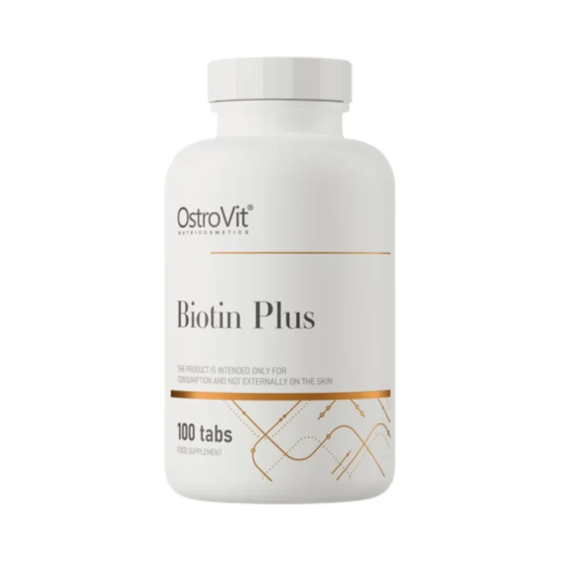 Biotin Plus 2500 mcg / 100 Таблетки, 200 дози - OstroVit