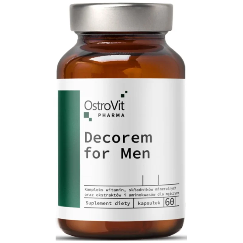 Decorem for Men / Beauty Multivitamin / 60 капсули, 30 дози