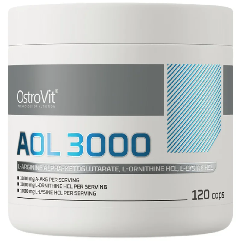 AOL 3000 mg / Arginine Ornithine Lysine / 120 капсули, 40 дози