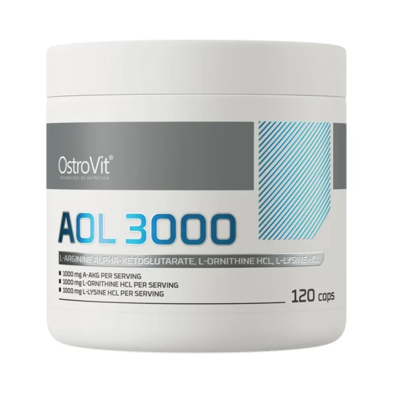 AOL 3000 mg / Arginine Ornithine Lysine / 120 капсули, 40 дози - OstroVit