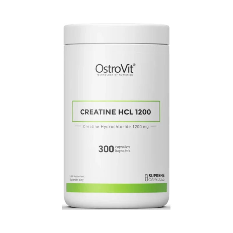 Creatine HCL 2400 / Creatine Hydrochloride / 300 капсули, 75 дози - OstroVit