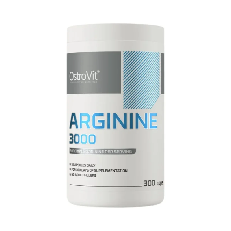 Arginine 3000 / L-Arginine Caps / 300 капсули, 100 дози - OstroVit