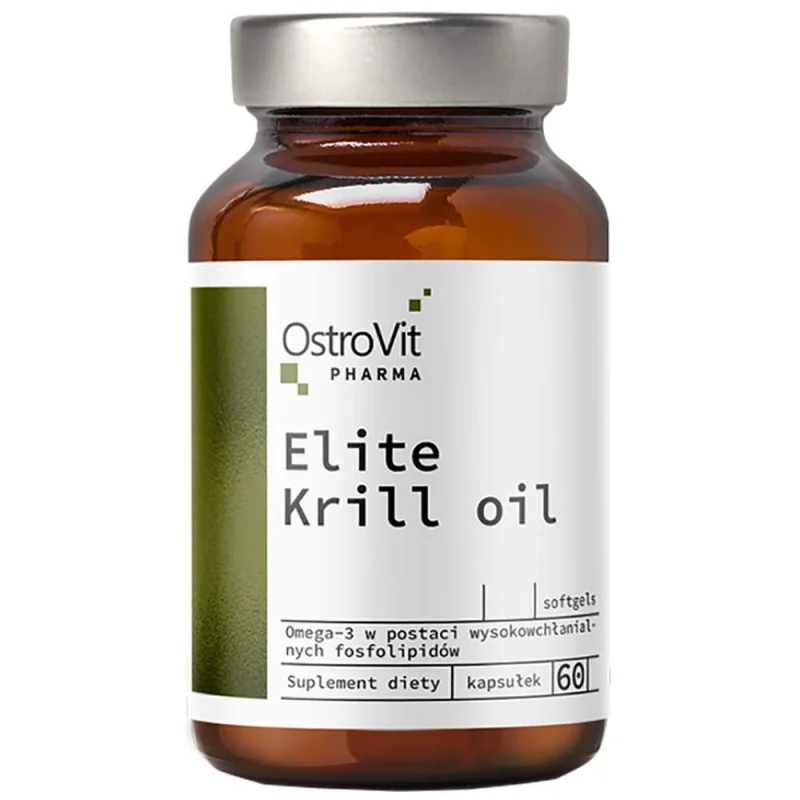 Elite Krill Oil 500 mg / 60 Гел капсули, 30 дози