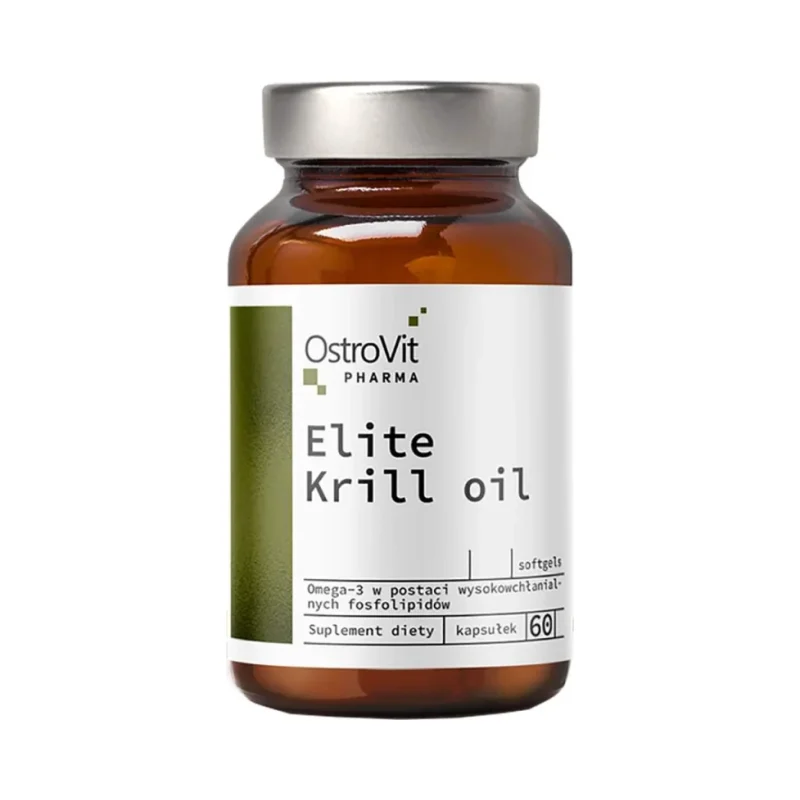 Elite Krill Oil 500 mg / 60 Гел капсули, 30 дози - OstroVit