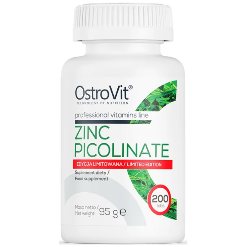 Zinc Picolinate 15 mg / Limited Edition / 200 Таблетки, 200 дози
