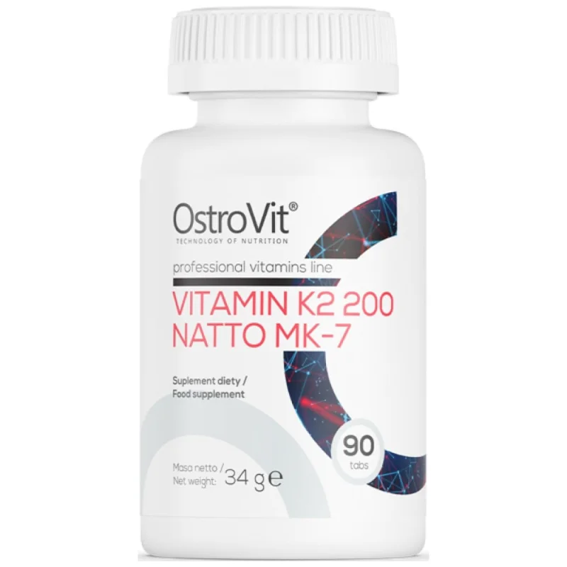 Vitamin K2 200 mcg / Natto MK-7 / 90 Таблетки, 90 дози