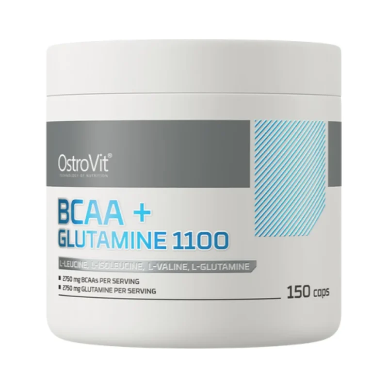 BCAA + Glutamine 5500 mg / 150 капсули, 30 дози - OstroVit