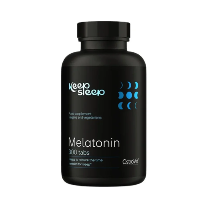 Melatonin 1 mg / 300 Таблетки, 300 дози - OstroVit