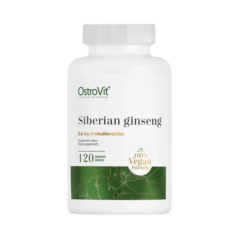 Siberian Ginseng 300 mg / 120 Таблетки, 120 дози - OstroVit