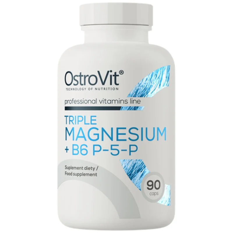 Triple Magnesium + B6 P-5-P / 90 капсули, 30 дози