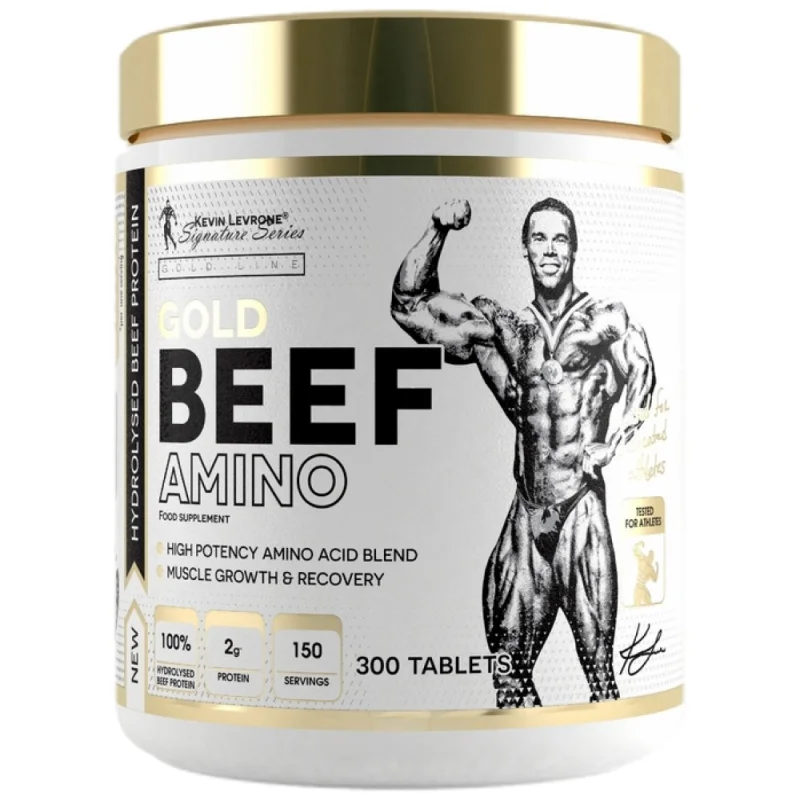 GOLD Beef Amino | High Potency Amino Acid Blend (150 дози) / 300 Таблетки