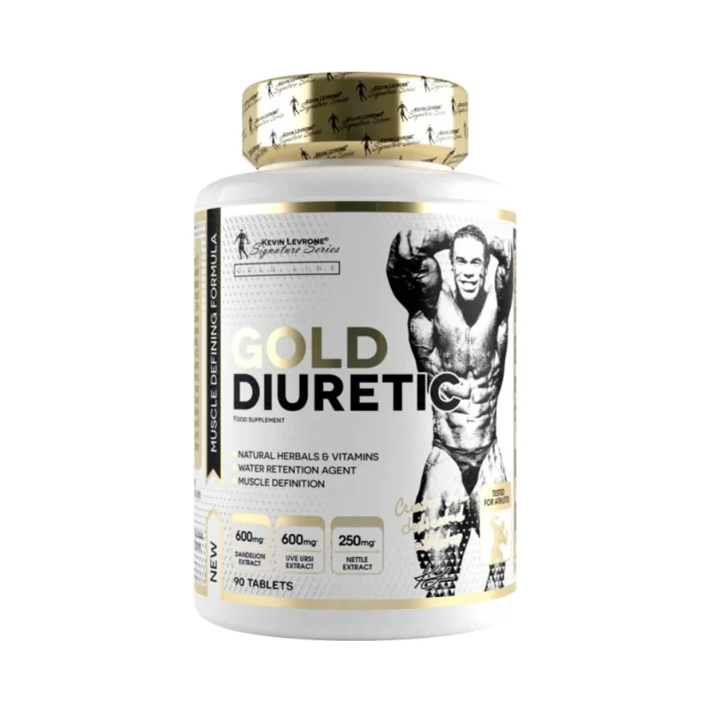 Gold Diuretic | Herbal Water Retention Agent (90 дози) / 90 Таблетки - Kevin Levrone