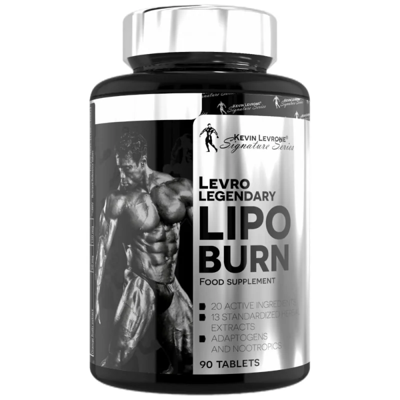 LevroLegendary Lipo Burn | 20 Active Ingredients Thermogenic Fat Burner (30 дози) / 90 Таблетки