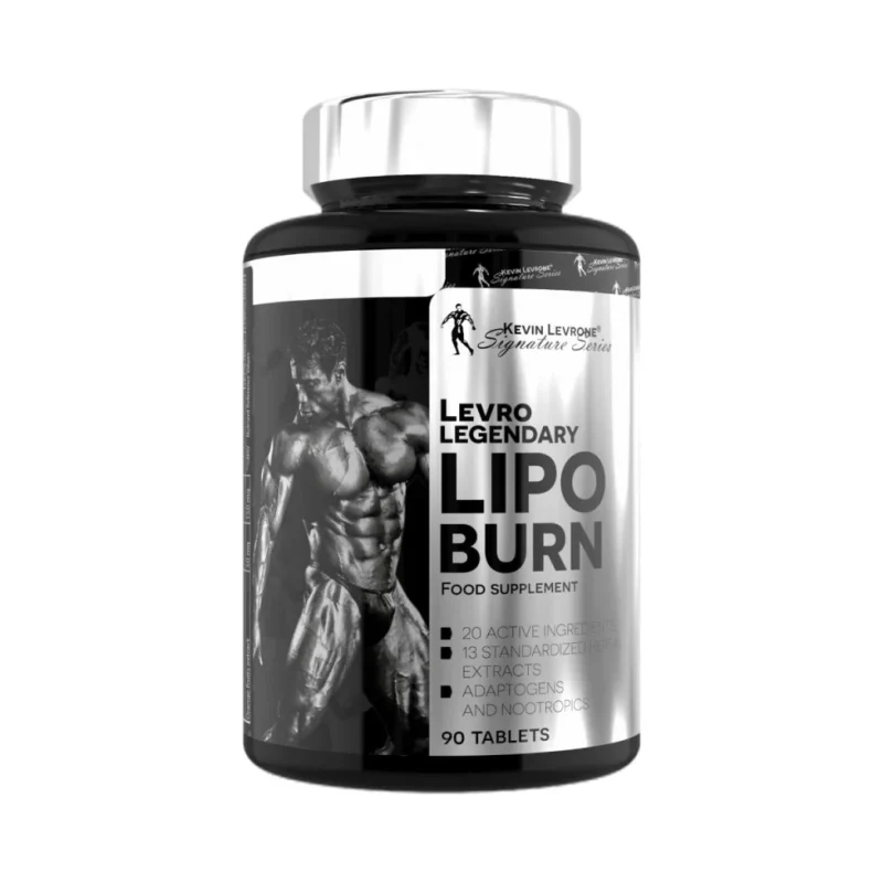 LevroLegendary Lipo Burn | 20 Active Ingredients Thermogenic Fat Burner (30 дози) / 90 Таблетки - Kevin Levrone