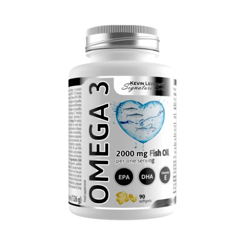 Levrone Omega 3 / Fish Oil (30 дози) / 90 Гел капсули - Kevin Levrone