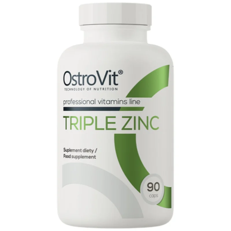 Triple Zinc / Gluconate + Picolinate + Citrate / 90 капсули, 90 дози