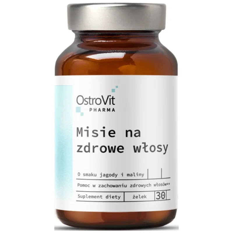 Pharma Bears / Chewable Hair, Skin, Nails Formula / 30 Дъвчащи таблетки, 30 дози