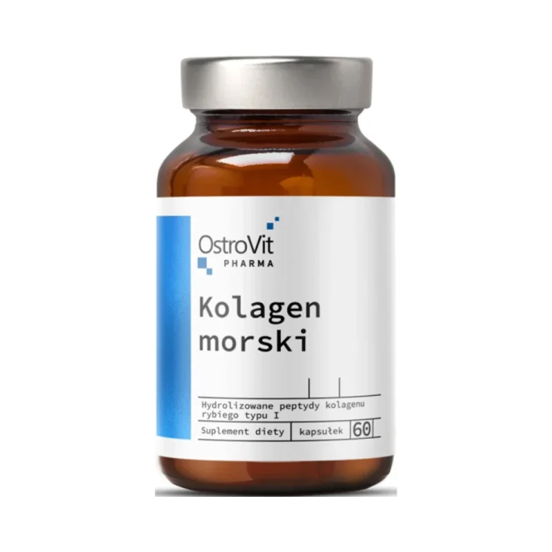 Marine Collagen 550 mg / 60 капсули, 15 дози - OstroVit