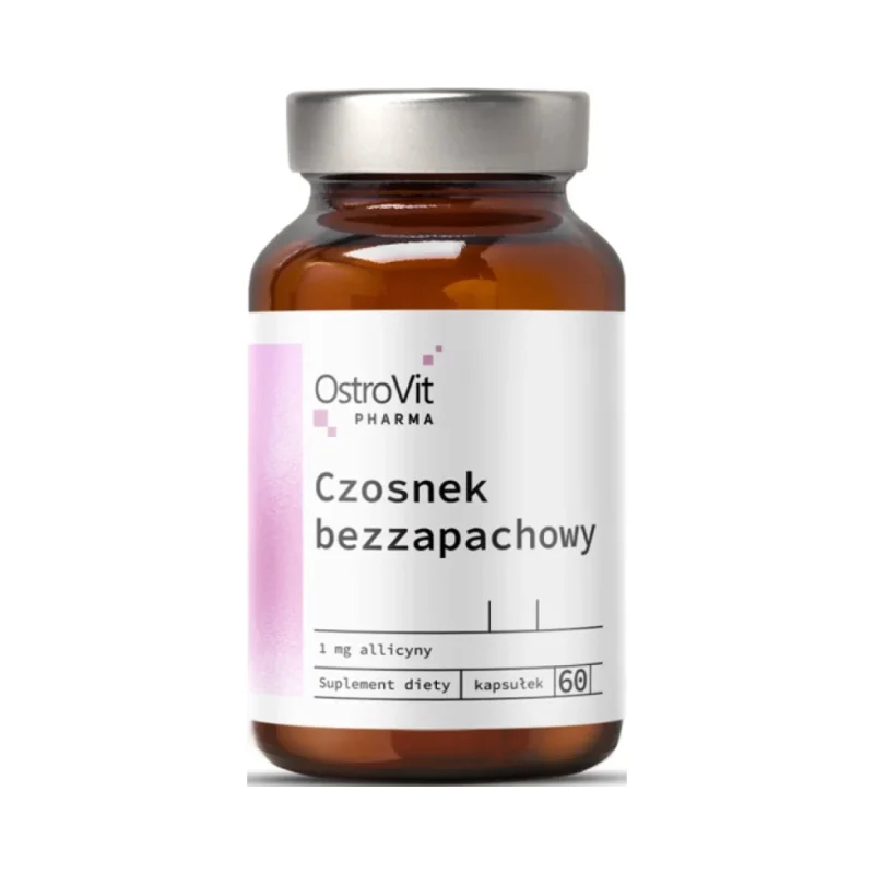 Odorless Garlic 1000 mg / 60 Гел капсули, 60 дози - OstroVit
