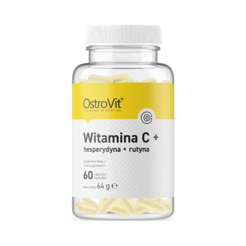 Vitamin C + Hesperidin + Rutin / 60 капсули, 60 дози - OstroVit
