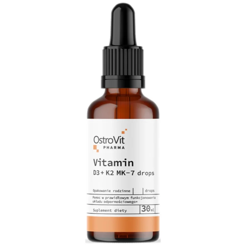 Vitamin D3 + K2 MK-7 Drops / 30 мл, 1044 дози