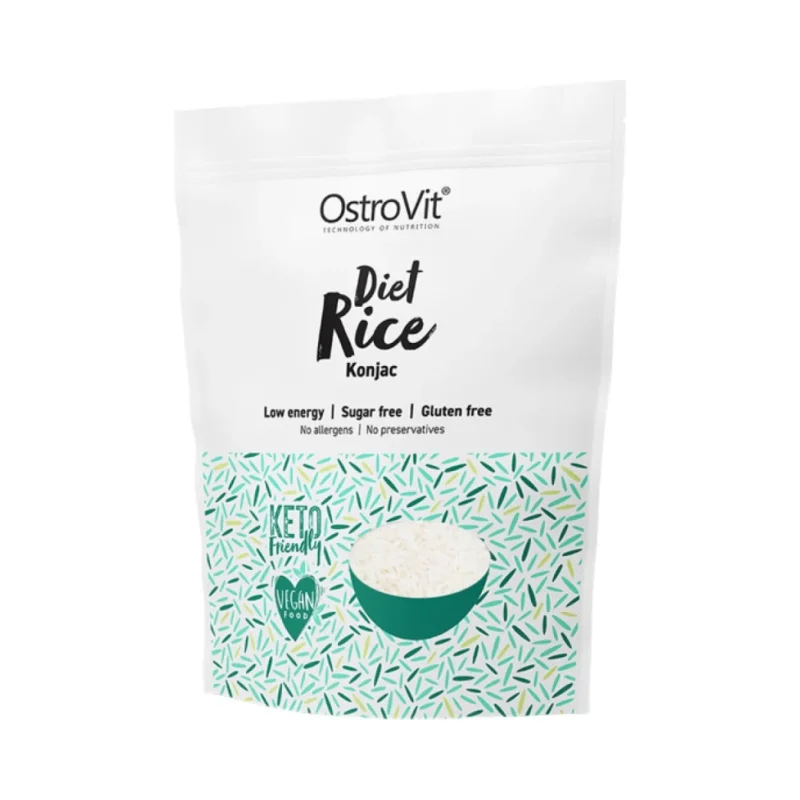 Diet Rice / Keto-Friendly Low-Calorie Konjac / 400 грама - OstroVit
