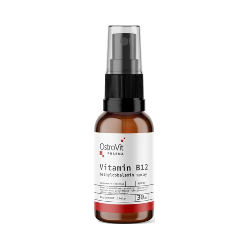 Vitamin B12 Methylcobalamin 100 mcg Spray / 30 мл, 283 дози - OstroVit