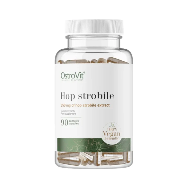 Hops Strobile 350 mg | Vege / 90 капсули, 90 дози - OstroVit