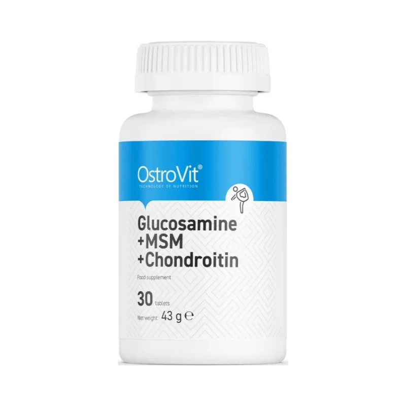 Glucosamine + MSM + Chondroitin / 30 Таблетки, 15 дози - OstroVit