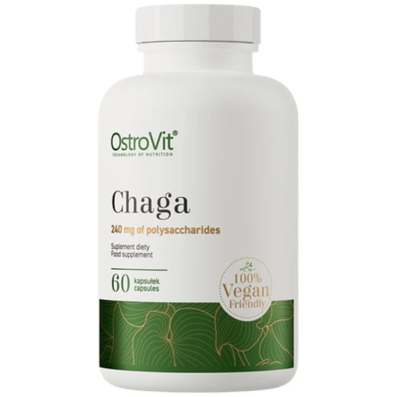 Chaga 600 mg | Vege / 60 капсули, 60 дози